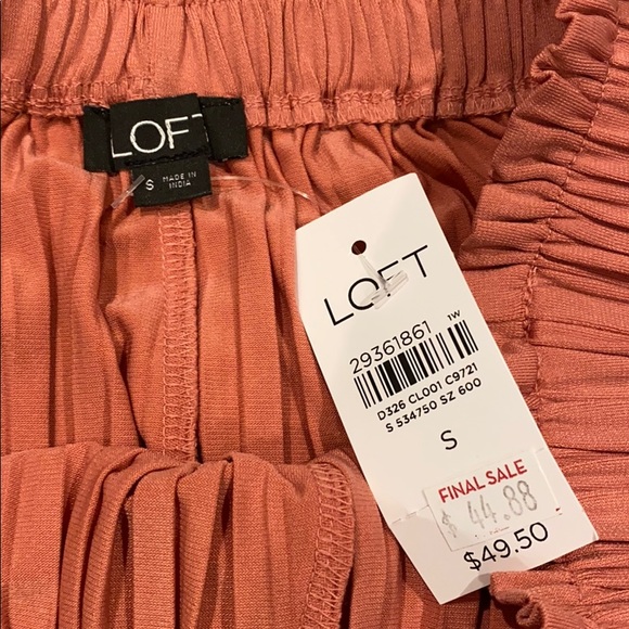 π FINAL PRICE!! Loft Shorts pink NWT - Picture 2 of 4